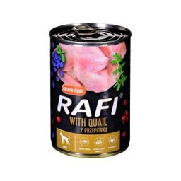 RAFI dog codorniz y arandanos 400gr.