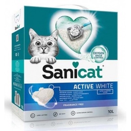 Arena aglomerante Clumping White10L. / Sanicat (copia)