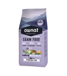 Ownat Grain free prime sterilized gato fish