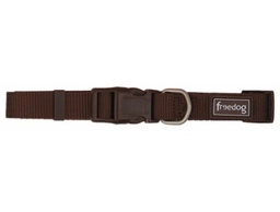 Collar basic Nylon marrón / Freedog 