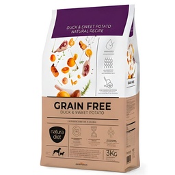Natura Diet Pienso Grain Free de Pato y Batata
