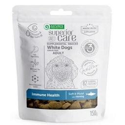Nature's Protection White dog Adult Immunity Support Arenque 150g