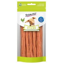 [1025583] Dokas palitos con pechuga de pollo y corazón de gallina 60 gr