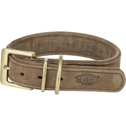 Pure collar de piel extra ancho marrón / Trixie