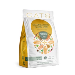 Natura Diet Pienso de Pollo para Gatos Esterilizados