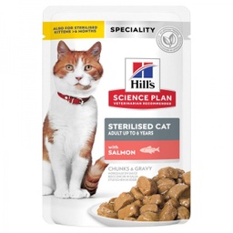 Bocaditos en salsa gato  sterilized 85g. / Hill's feline